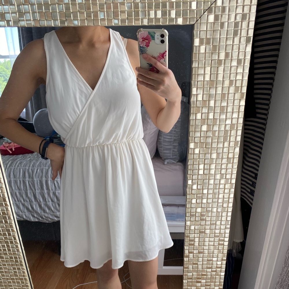 Nordstrom cream color dress, xs